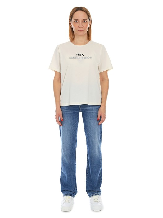 футболка женская  от бренда liu jo вид слева