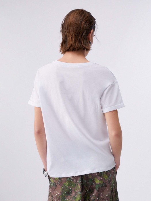 футболка женская  из италии вид сбоку