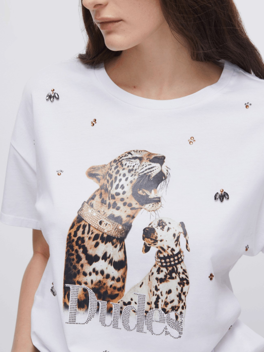 футболка женская  от бренда liu jo вид слева