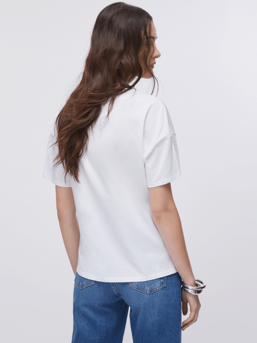 футболка женская  из италии вид сбоку