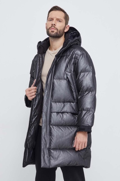 глянцевый пуховик down jacket  из проверенных материалов спереди