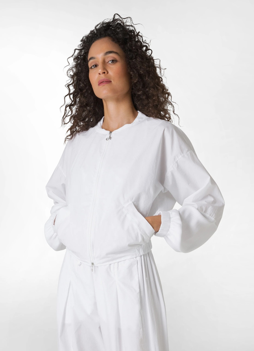 хлопковый бомбер женский  D02740 фотография