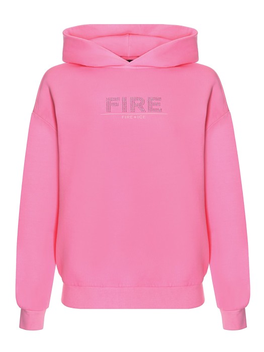 худи женская sibel  из хлопка спереди