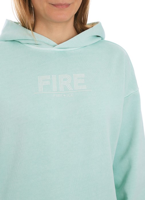 худи женское sibel  из хлопка спереди