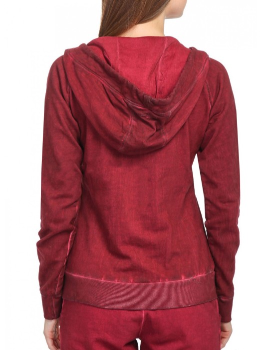 худи женское woman  sweat fi campagnolo с начесом из австрии вид сбоку