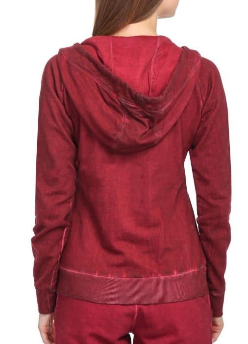 худи женское woman  sweat fi  с начесом из австрии вид сбоку