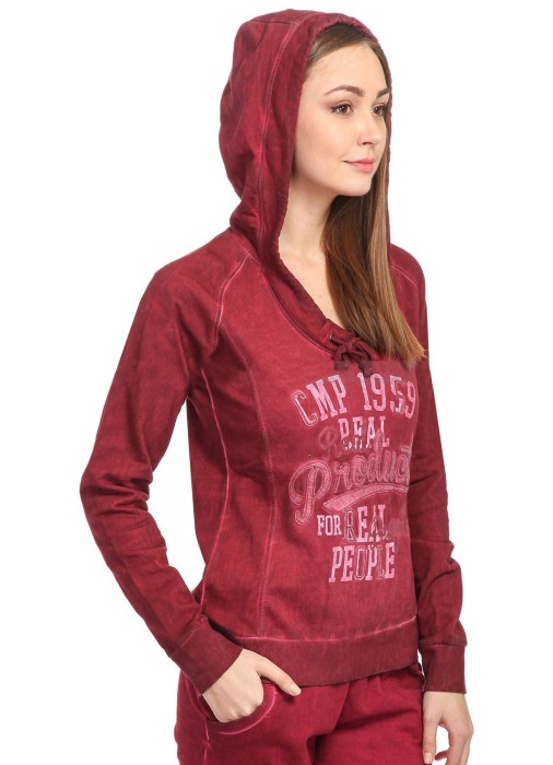 Товар красного цвета с внутренней стороны