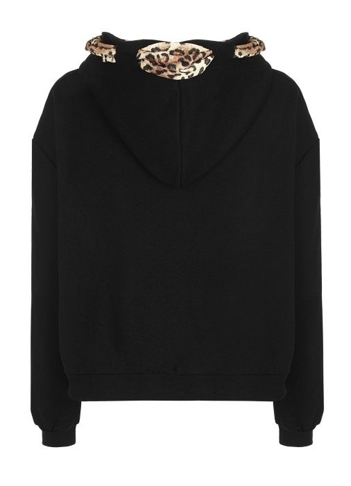 худи женское  из франции вид сбоку