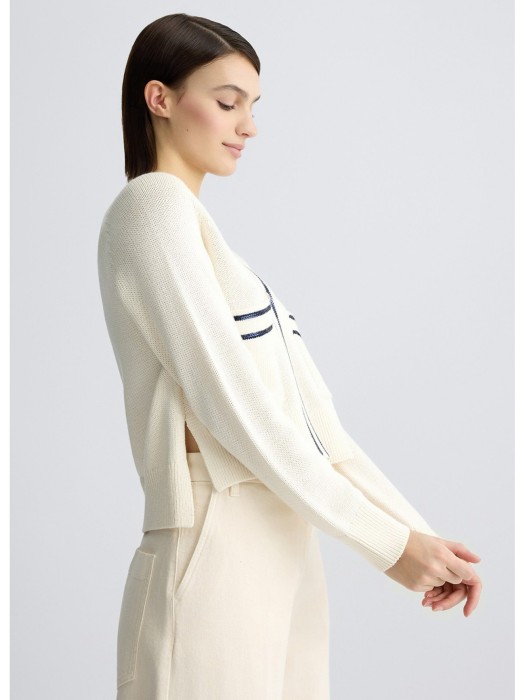 кардиган женский ecs maglia aperta  от бренда liu jo вид слева