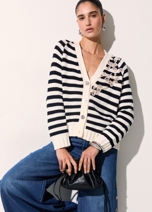 кардиган женский jewel  из италии вид сбоку