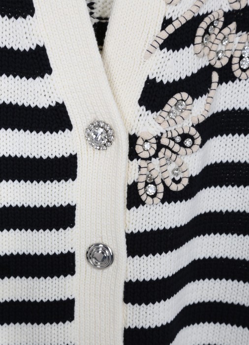 кардиган женский jewel  повседневного стиля с лицевой стороны