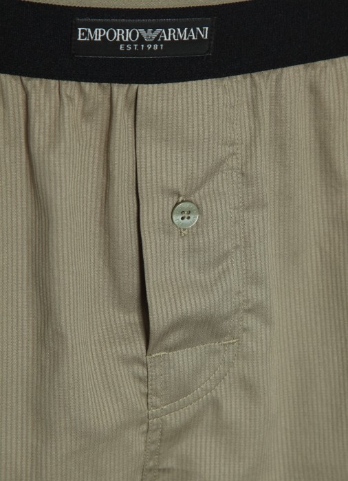 комплект трусов-боксеров мужских mens knit 2-pack boxer emporio armani от бренда emporio armani вид слева