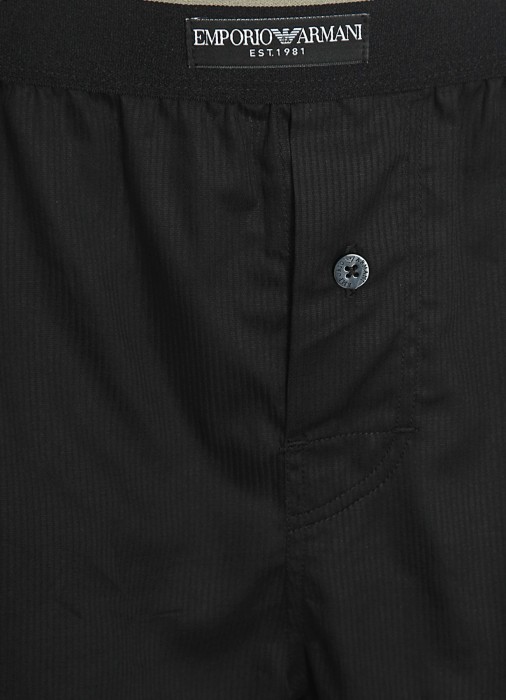 комплект трусов-боксеров мужских mens knit 2-pack boxer emporio armani по цене 12100 руб вид справа