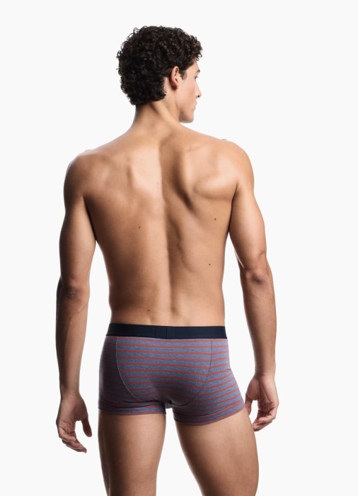 комплект трусов-боксеров мужских mens knit 2-pack trunk  классического стиля с лицевой стороны