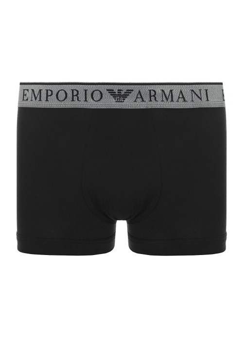 комплект трусов-боксеров мужских mens knit 2-pack trunk emporio armani EM000252AF10776 фотография