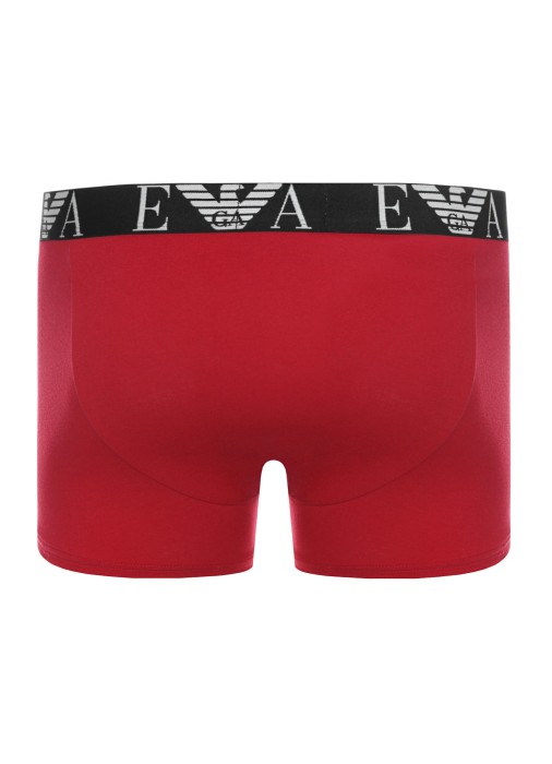 комплект трусов-боксеров мужских mens knit 3-pack trunk  от бренда emporio armani underwear вид слева