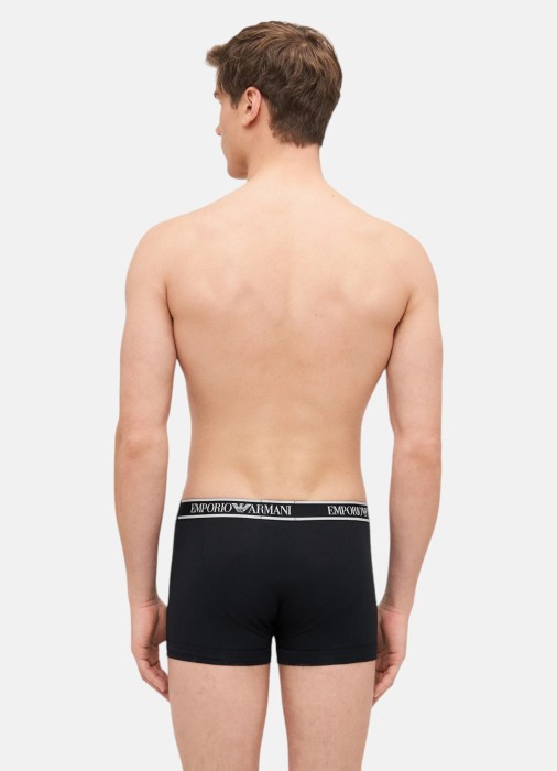 комплект трусов-боксеров мужских mens knit 3-pack trunk  классического стиля с лицевой стороны