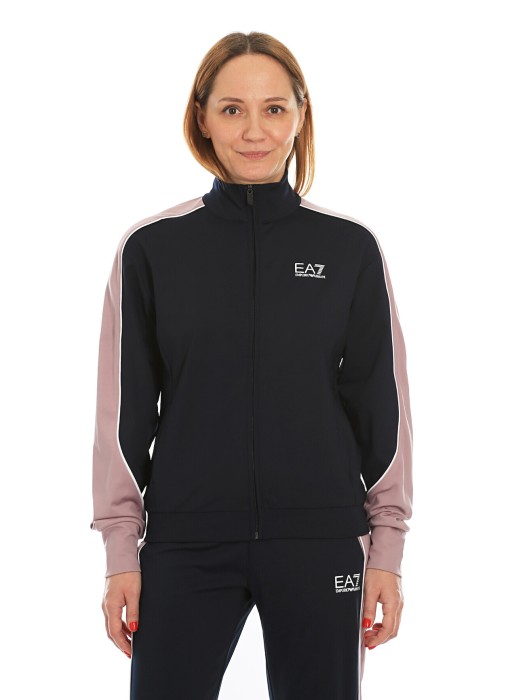 костюм женский tracksuit ea7 из полиэстера спереди