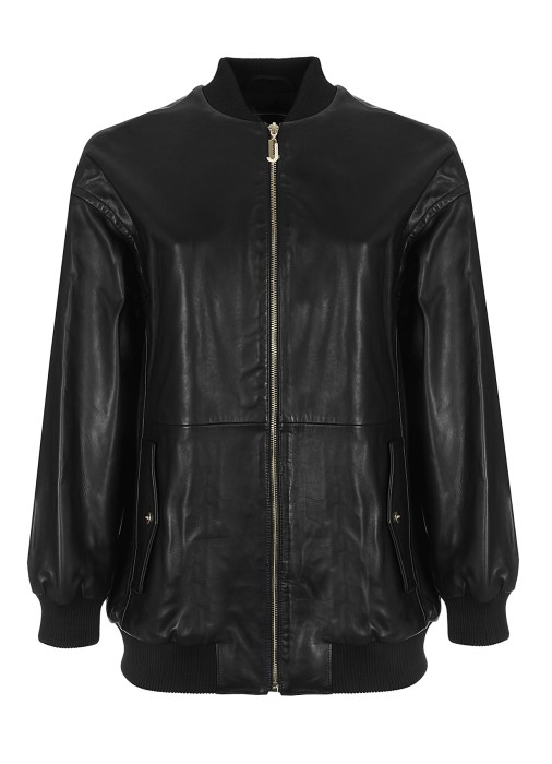 кожаная куртка-бомбер женская pelle  CF4471P0379 фотография