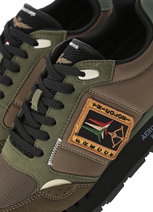 кроссовки мужские frecce tricolori  от бренда aeronautica militare вид слева