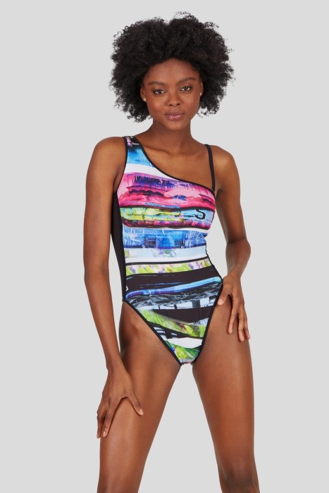 купальник слитный женский odette  из австрии вид сбоку