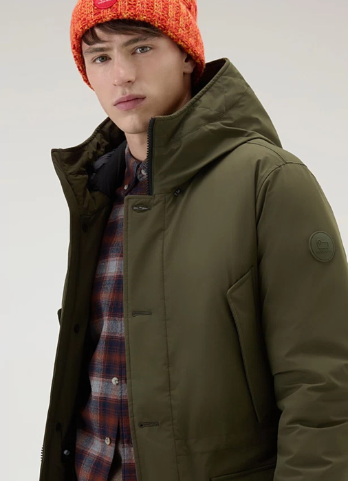 куртка мужская arctic stretch down parka  из полиэстера спереди