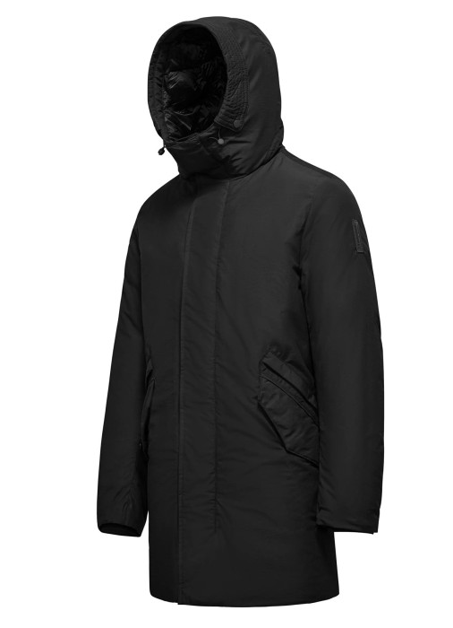 куртка мужская long parka  от бренда bomboogie вид слева