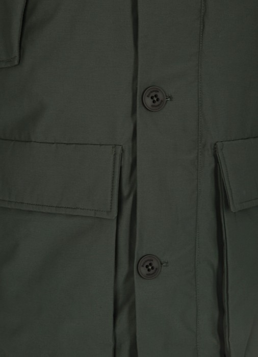 куртка мужская long parka  от бренда bomboogie вид слева