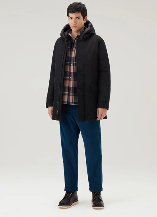 куртка мужская polar high collar parka  из америки вид сбоку