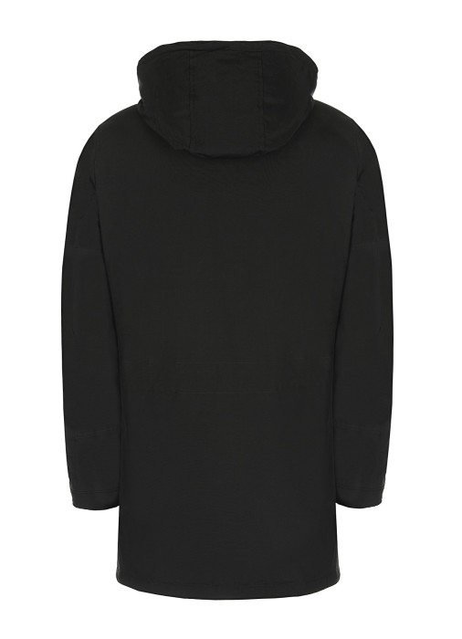 куртка мужская polar high collar parka  из хлопка спереди