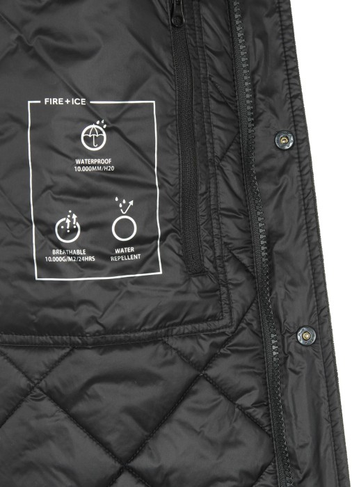 куртка мужская zadok    из полиэстера спереди