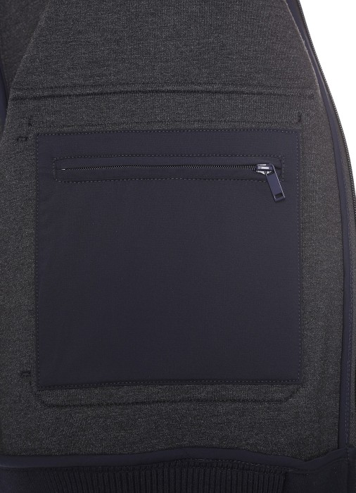 куртка мужская  универсального стиля с лицевой стороны