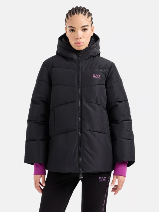 куртка женская еа7  от бренда ea7 emporio armani вид слева