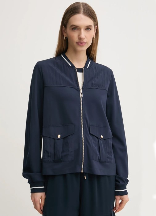 куртка женская felpa aperta  от бренда liu jo вид слева