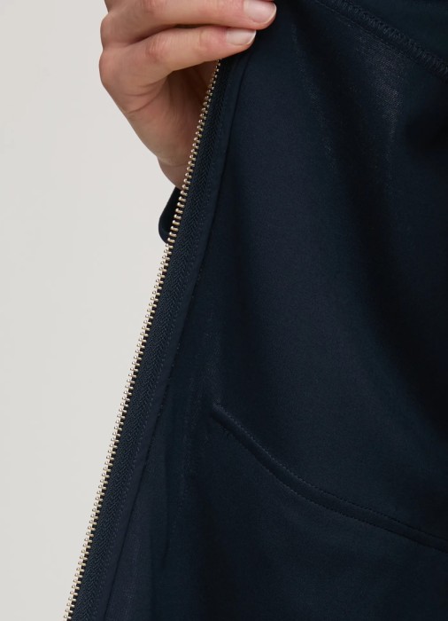 куртка женская felpa aperta  из проверенных материалов спереди