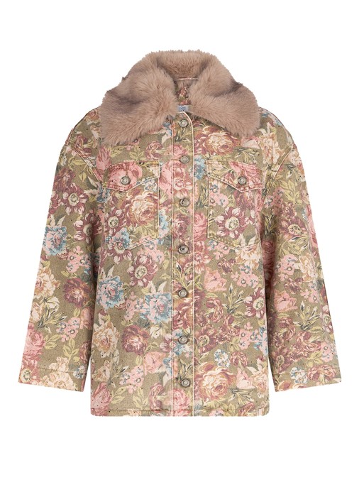 куртка женская fiori  из хлопка спереди