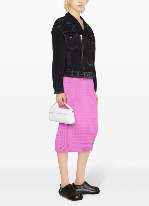 куртка женская  от бренда mo5ch1no jeans вид слева