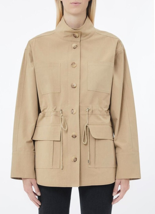 куртка женская  из хлопка спереди