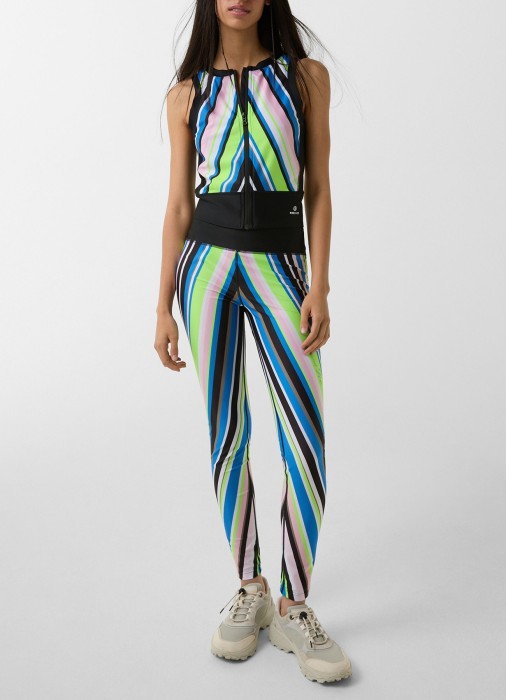 леггинсы женские cherien  из полиэстера спереди