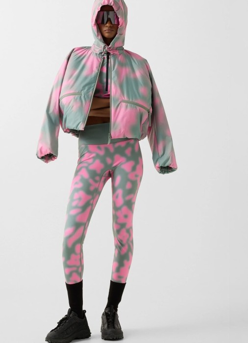 легинсы женские cherien  из полиэстера спереди