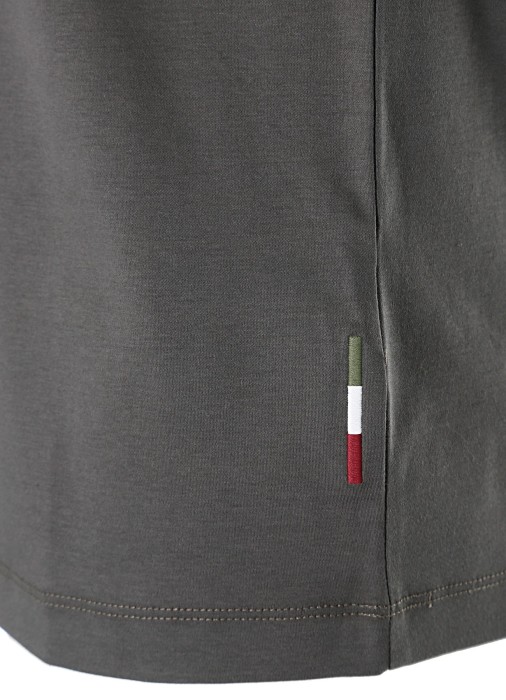 лонгслив мужской  из италии вид сбоку