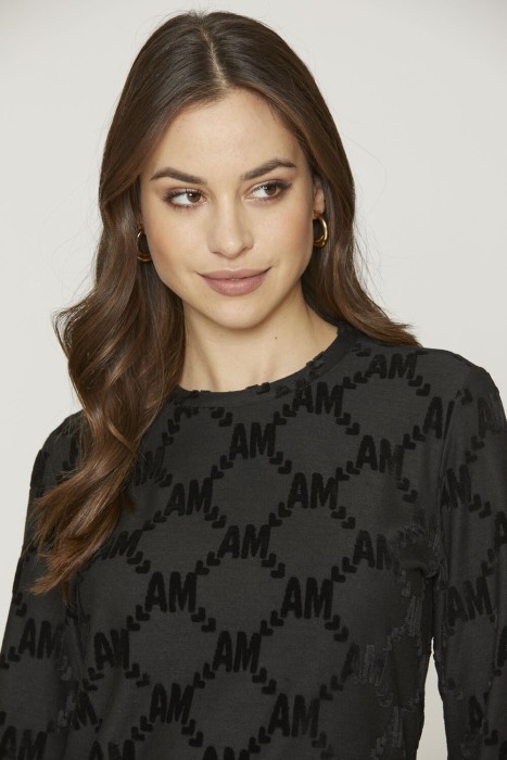 лонгслив женский  из проверенных материалов спереди