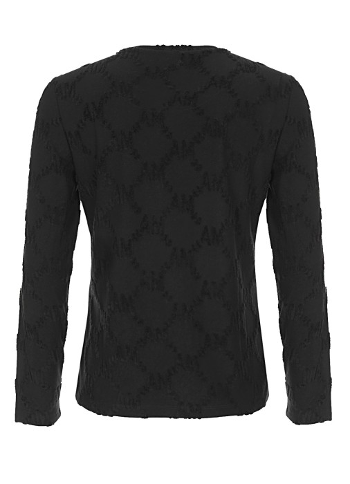 лонгслив женский  универсального стиля с лицевой стороны