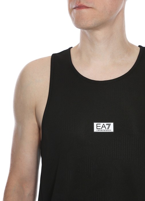 майка мужская ea7 от бренда ea7 emporio armani вид слева