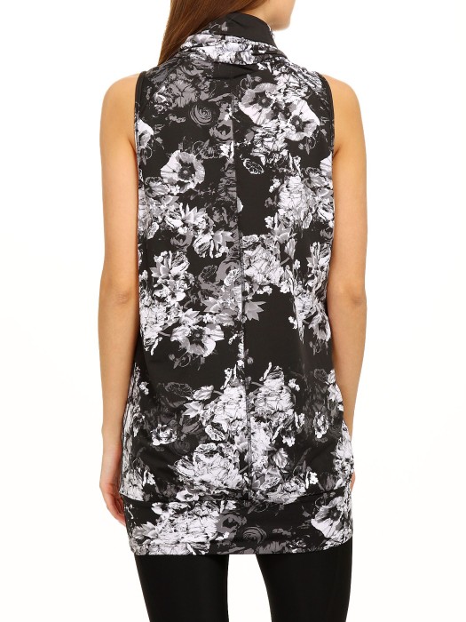 майка-туника женская без рукавов session funnel neck  из швеции вид сбоку