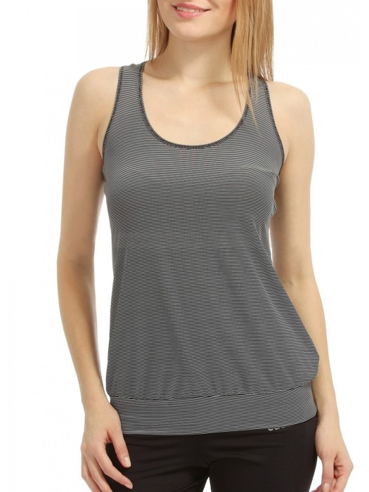 майка женская для фитнеса devotion loose cuff back  из швеции вид сбоку