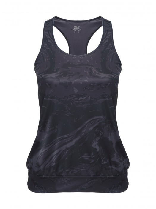 майка женская для фитнеса liquid loose cuff racerback  13106 фотография