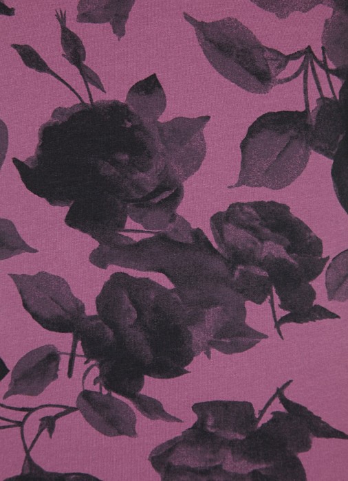 майка женская хлопковая  с цветочным принтом от бренда deha вид слева