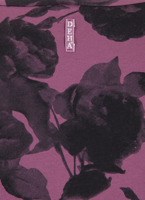 майка женская хлопковая  с цветочным принтом по цене 1500 руб вид справа