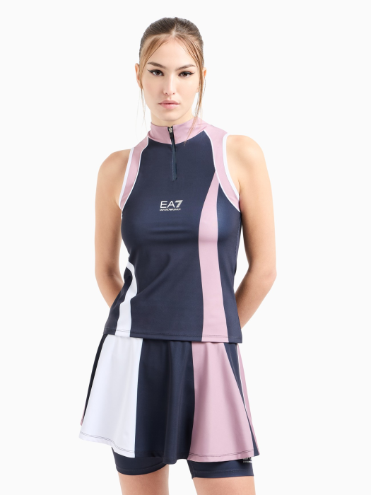 майка женская tennis pro  от бренда ea7 emporio armani вид слева